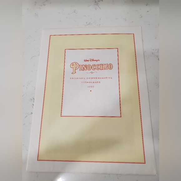 Pinocchio Lithograph - Picture 3 of 4